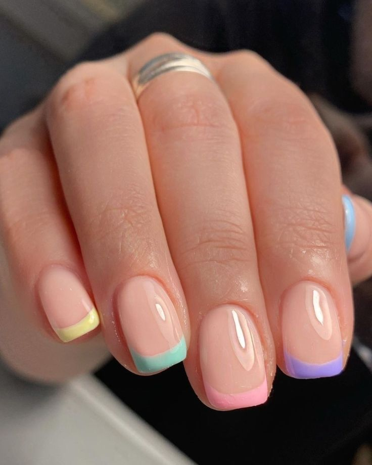 26 Cutest & short frenchtip Nails