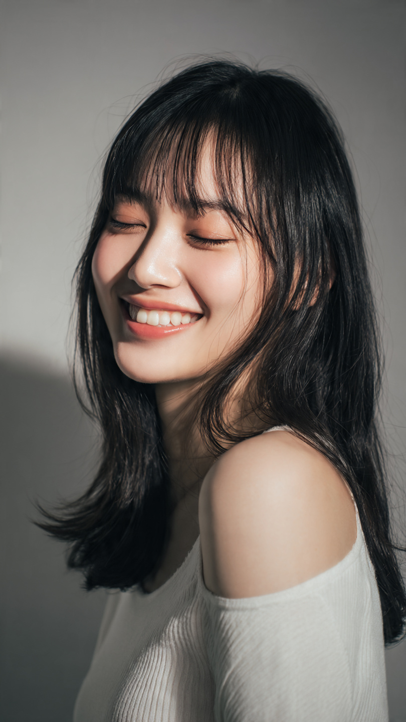 Long Hairstyles with Curtain Bangs That Are Effortlessly Chic
