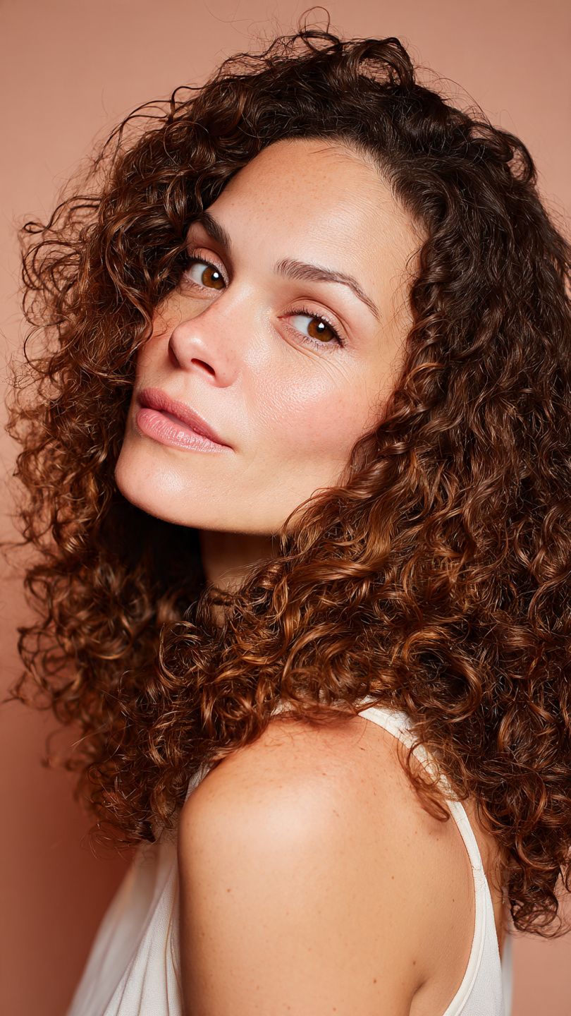 Long Curly Haircuts with Layers for Women